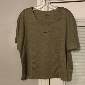 Women’s Nike Dri-FIT Tee with Black Swoosh